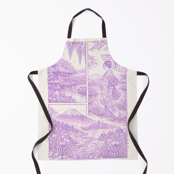 Item preview, Intricated off white and purple design inspired by japanese culture designed and sold by InBetweenStudio.