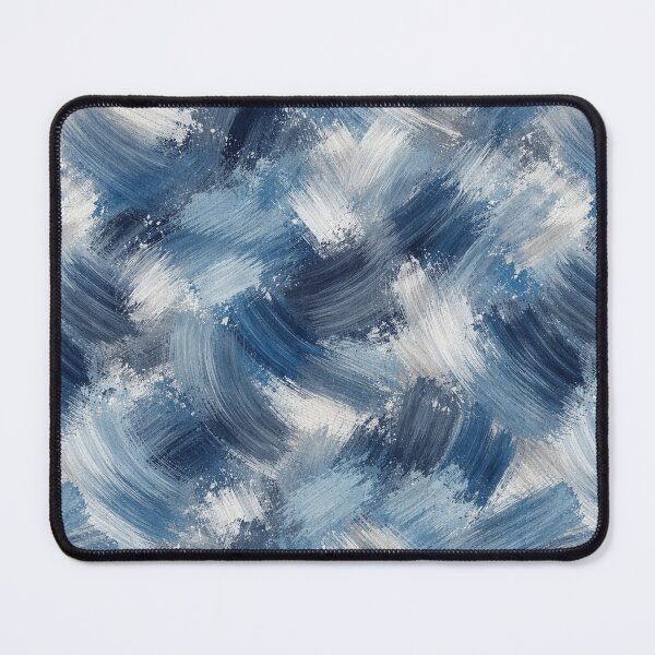 Item preview, Blue Abstract Brush Stroke designed and sold by Forged in the Warp.
