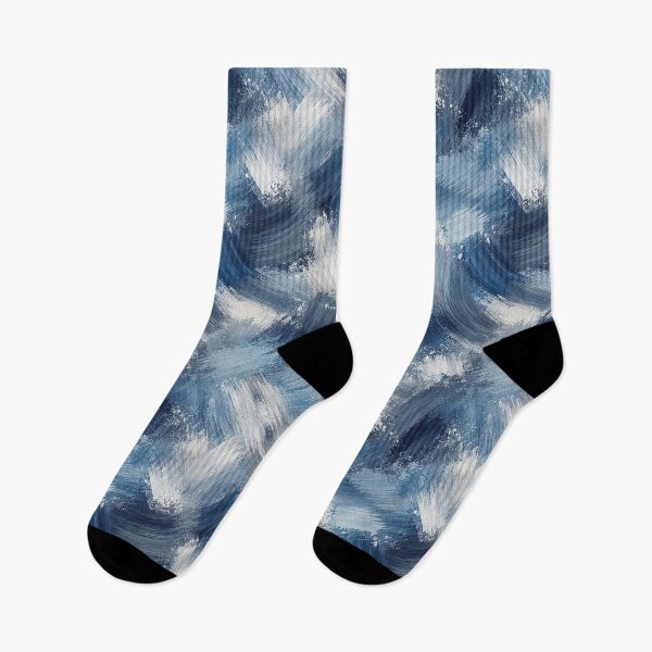 Item preview, Blue Abstract Brush Stroke designed and sold by Forged in the Warp.