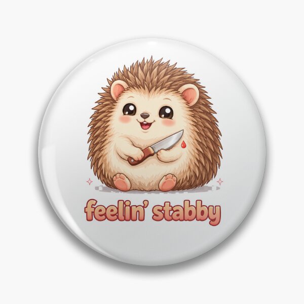 Item preview, Feelin' Stabby Hedgehog designed and sold by 2 Left Hands.