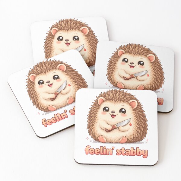 Item preview, Feelin' Stabby Hedgehog designed and sold by 2 Left Hands.