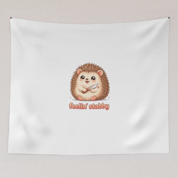 Item preview, Feelin' Stabby Hedgehog designed and sold by 2 Left Hands.