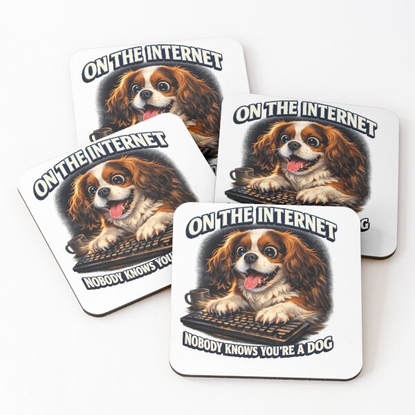 Item preview, Funny Dog Using Computer Meme designed and sold by PavelskiArt.