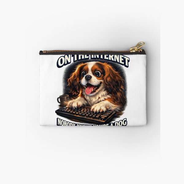 Item preview, Funny Dog Using Computer Meme designed and sold by PavelskiArt.