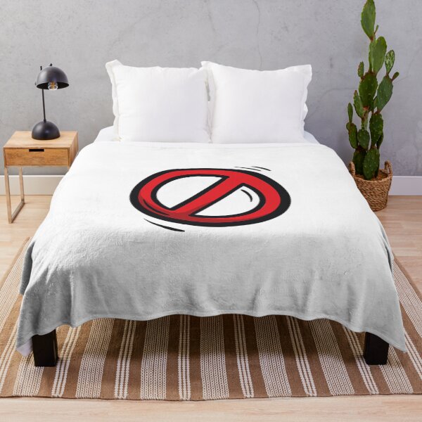Item preview, Red Prohibited Warning Symbol with Stylized Shadow designed and sold by Creatby7030.