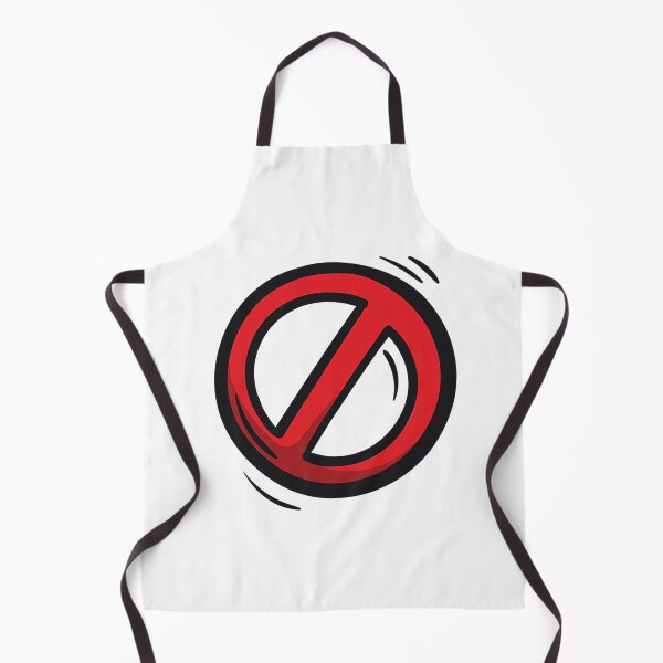 Item preview, Red Prohibited Warning Symbol with Stylized Shadow designed and sold by Creatby7030.