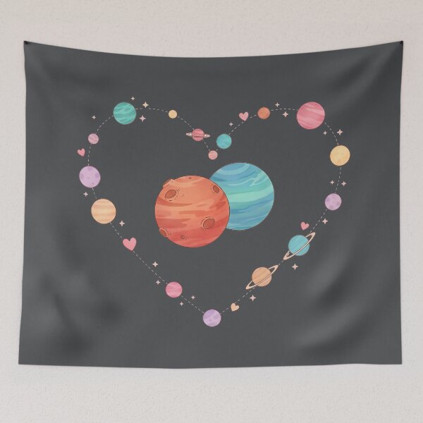 Item preview, Cosmic Heart Planets designed and sold by LMDIGITAL6.