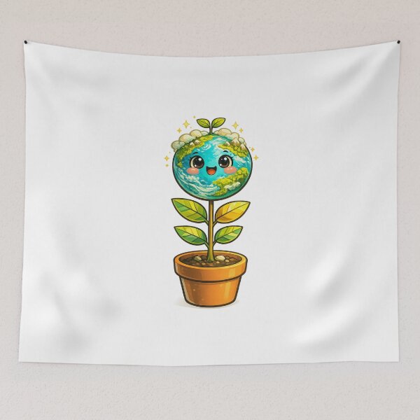 Item preview, Earth Guardian – Unique Eco Art designed and sold by LuveraxArt.