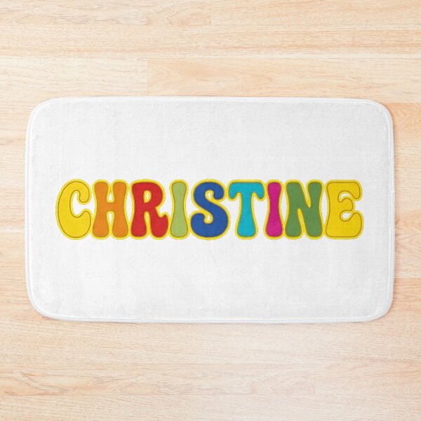 Item preview, ❤️ Christine Personalized Name Wavy Retro Shirt, Coffee Mug, Sticker Gift designed and sold by HelixPedia.