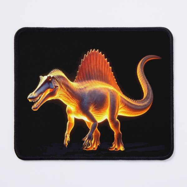 Item preview, Glowing Spinosaurus Dinosaur Mystical Night Art designed and sold by Syrupulse.