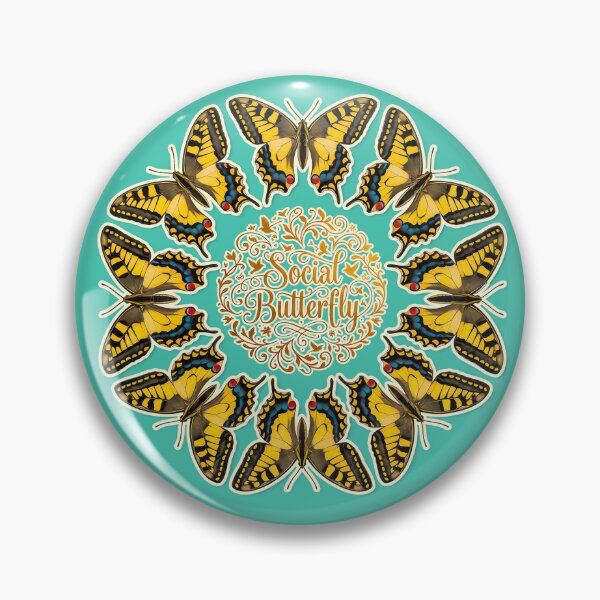 Item preview, Social Butterfly Swallowtail / Papillon Social Hirondelle designed and sold by FrancophileFun.