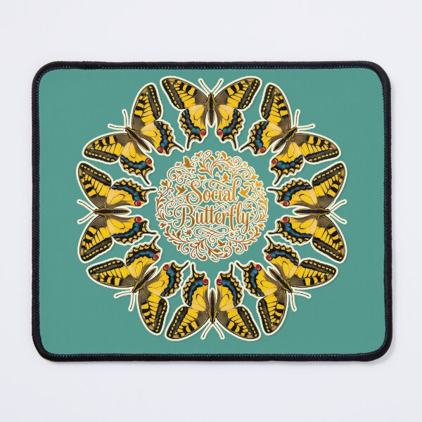 Item preview, Social Butterfly Swallowtail / Papillon Social Hirondelle designed and sold by FrancophileFun.