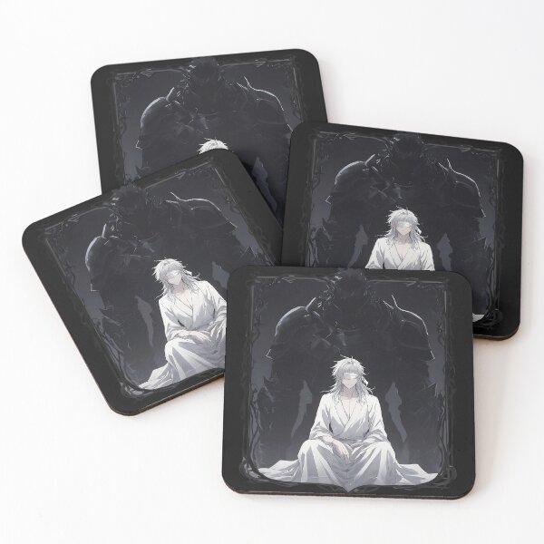 Item preview, The Dark Mirror: Ethereal White Sage Facing His Shadow Alter-Ego Reflection designed and sold by MouradStudio.