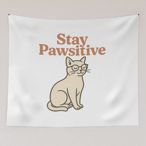 Item preview, Inspirational Cats T-Shirt with Vintage Hipster Style and Uplifting Quote designed and sold by DrainedUwU.