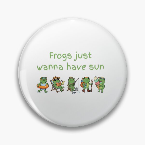 Item preview, Frogs just wanna have sun designed and sold by Tangerine03.