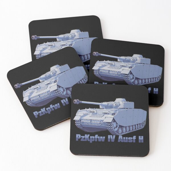 Item preview, Panzer IV Ausf H German WW2 Tank Illustration designed and sold by MilitaryMart.