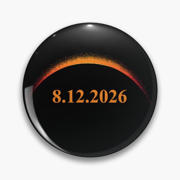 Item preview, total solar eclipse August 12 2026 orange sun designed and sold by Gossip Rag.
