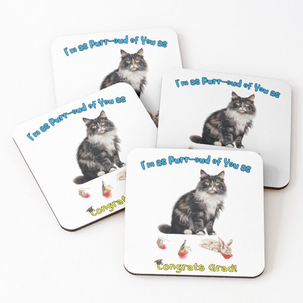 Item preview, Graduation Purr-oud Of You As Cat With Prey designed and sold by MYCatStuff.