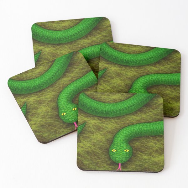 Item preview, Green Snake Under the Rocks designed and sold by AddieLynnS.