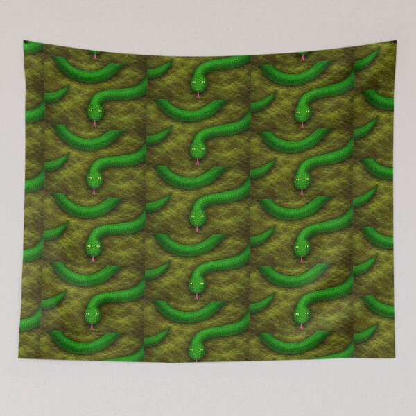 Item preview, Green Snake Under the Rocks designed and sold by AddieLynnS.