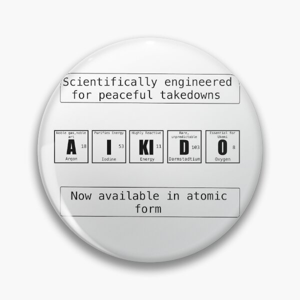Item preview, Aikido - Table of Elements designed and sold by The Dotted Brush.