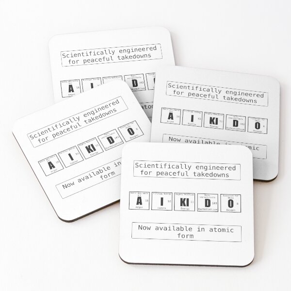 Item preview, Aikido - Table of Elements designed and sold by The Dotted Brush.