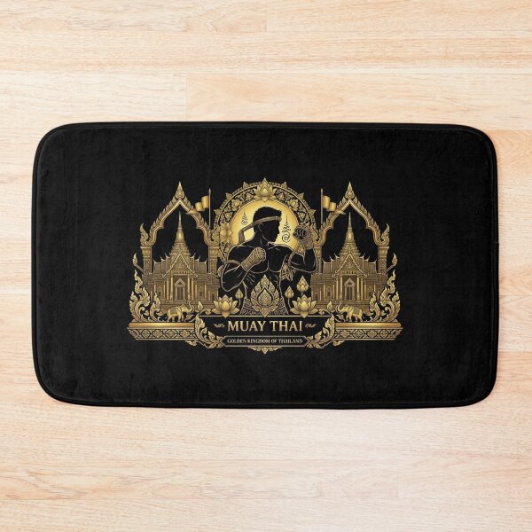 Item preview, Muay Thai Temple Fighter Art designed and sold by WildBoysShop.