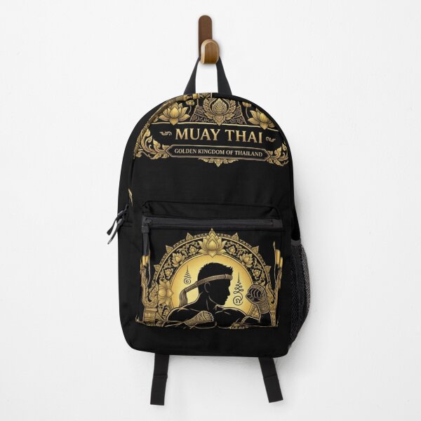 Artikelvorschau, Muay Thai Tempel Kämpfer – Golden Kingdom Thailand Art entworfen und verkauft von WildBoysShop.