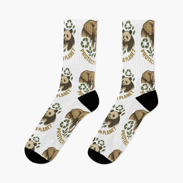 Item preview, Vintage-Inspired Animal Conservation Illustration with Eco Messages for Eco-Friendly Apparel designed and sold by DrainedUwU.