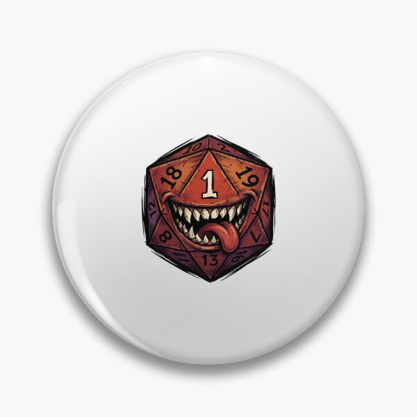 Item preview, 1 Polyhedral Dice Mimic Monster Tabletop Gamer designed and sold by Fenay Designs.