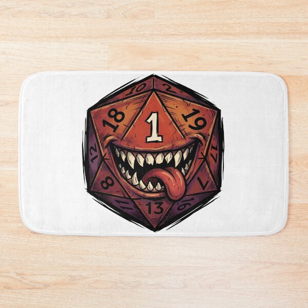 Item preview, 1 Polyhedral Dice Mimic Monster Tabletop Gamer designed and sold by Fenay Designs.