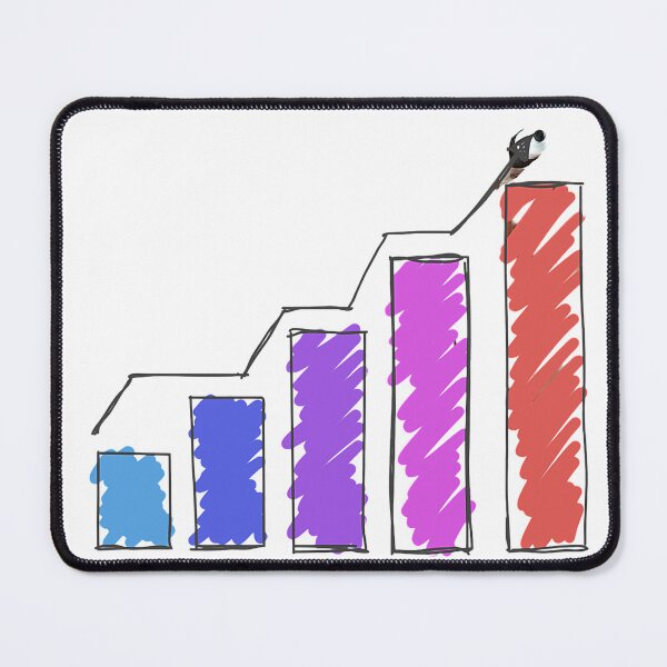Item preview, Creative Hand-Drawn Business Growth Chart designed and sold by Creatby7030.