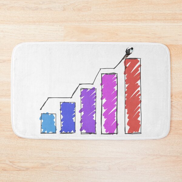 Item preview, Creative Hand-Drawn Business Growth Chart designed and sold by Creatby7030.