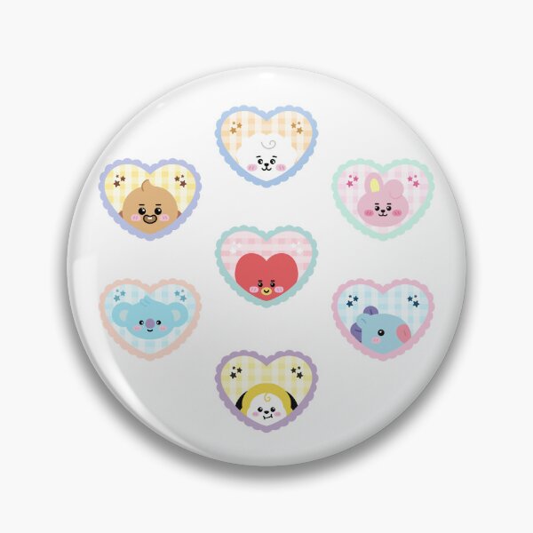 Item preview, Heart BTS characters designed and sold by Aakanksha97.