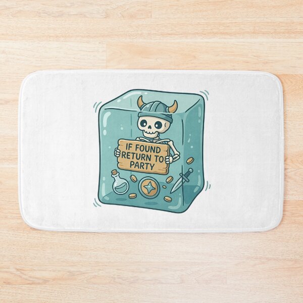 Item preview, Cute If Found Return To Party Gelatinous Cube RPG designed and sold by Fenay Designs.