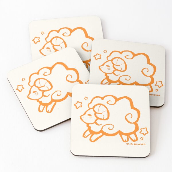 Item preview, Orange Sheep with Stars designed and sold by AzurineIDRIVERA.
