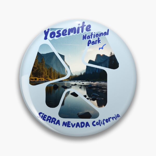 Item preview, Yosemite National Park Design - Modern Sierra Nevada - Segmented Geometric Art designed and sold by PriyaMagic.