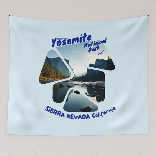 Item preview, Yosemite National Park Design - Modern Sierra Nevada - Segmented Geometric Art designed and sold by PriyaMagic.