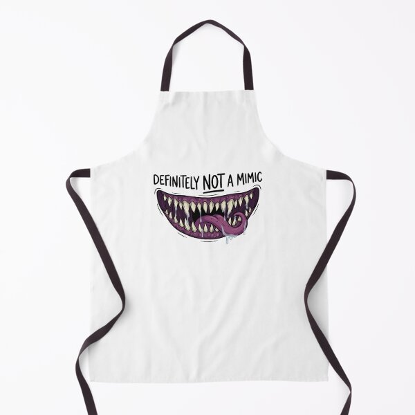 Item preview, Definitely Not A Mimic Funny Monster Mouth Drooling RPG designed and sold by Fenay Designs.