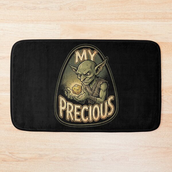 Item preview, My Precious Dice Goblin Badge Funny RPG Art designed and sold by Fenay Designs.