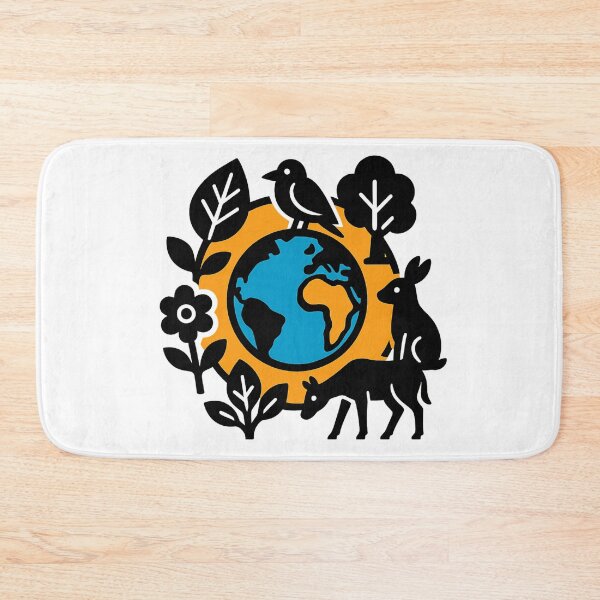Item preview, Bold Eco-Friendly Wildlife Symbols Poster for Activists & Eco-Supporters designed and sold by DrainedUwU.