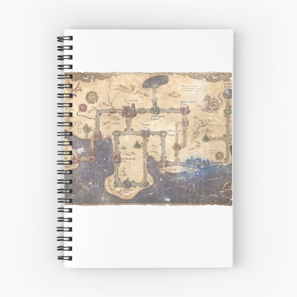 Item preview, Johto Region Map - Fantasy National Park Collection  designed and sold by Nerdventure.
