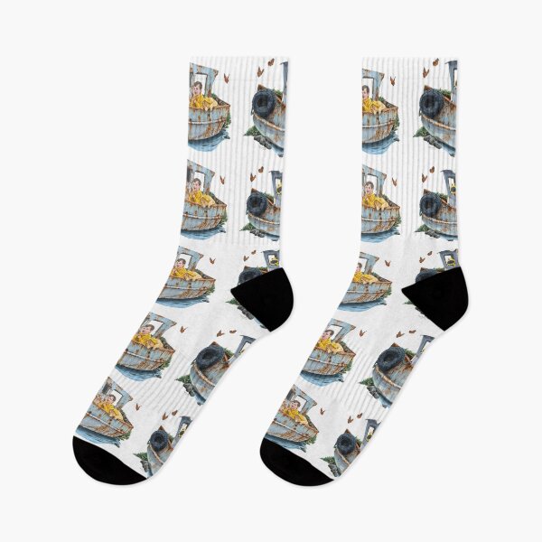 Item preview, Fishing with a dog and cat, Ship of dreams designed and sold by HollySimental.