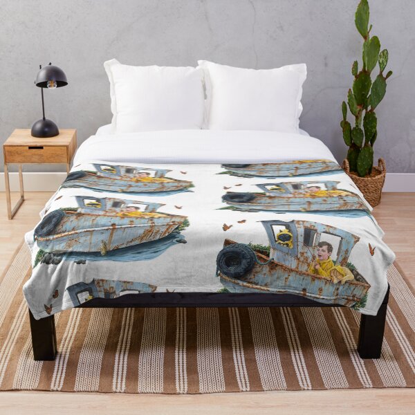 Item preview, Fishing with a dog and cat, Ship of dreams designed and sold by HollySimental.