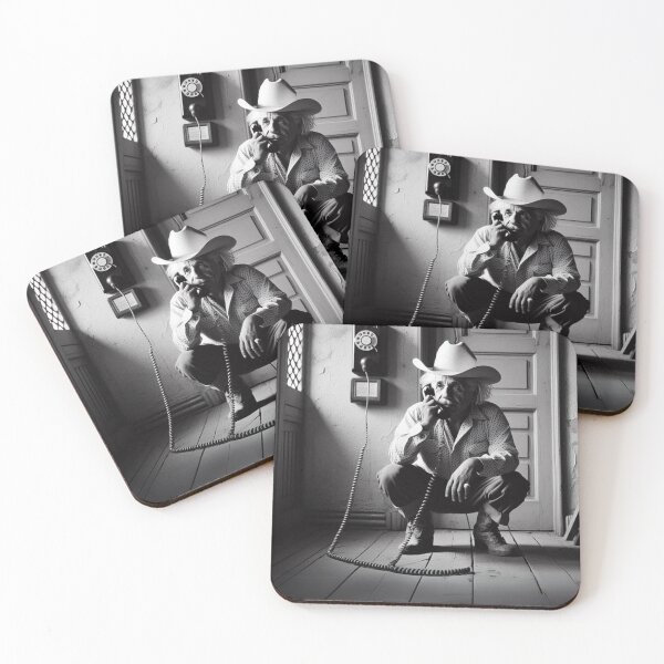 Item preview, “QUANTUM COWBOY CALL — Genius on the Line” designed and sold by Print Fiction.