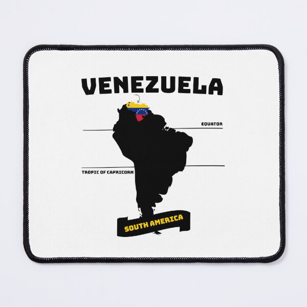 Item preview, Venezuela Map Equator South America designed and sold by HYPNK.