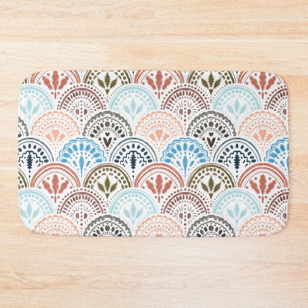 Item preview, Pastel Watercolor Scallop Pattern— light and airy designed and sold by Sharuss.