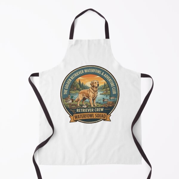 Item preview, Golden Retriever Waterfowl & Adventure Club - Vintage Retriever Crew Badge designed and sold by FarDesign.