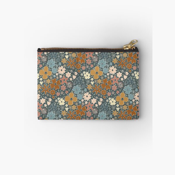 Item preview, Spring Rainbow Flower Garden (blue) designed and sold by Doodloom.
