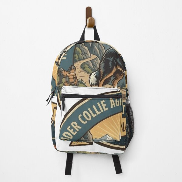Item preview, Border Collie Agility Squad - Peak Explorers Club Mountain Adventure designed and sold by FarDesign.